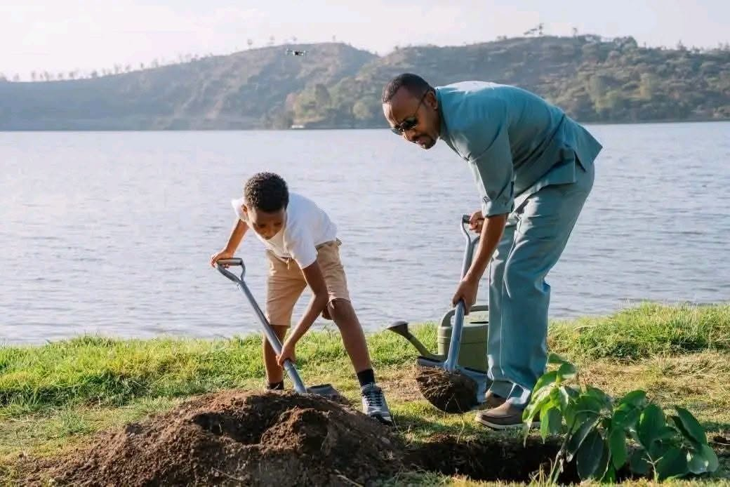 የአረንጓዴ አሻራ ተግባር ለትዉልድ ተስፋን የመትከል ትልቅ ፕሮጀክት ነዉ